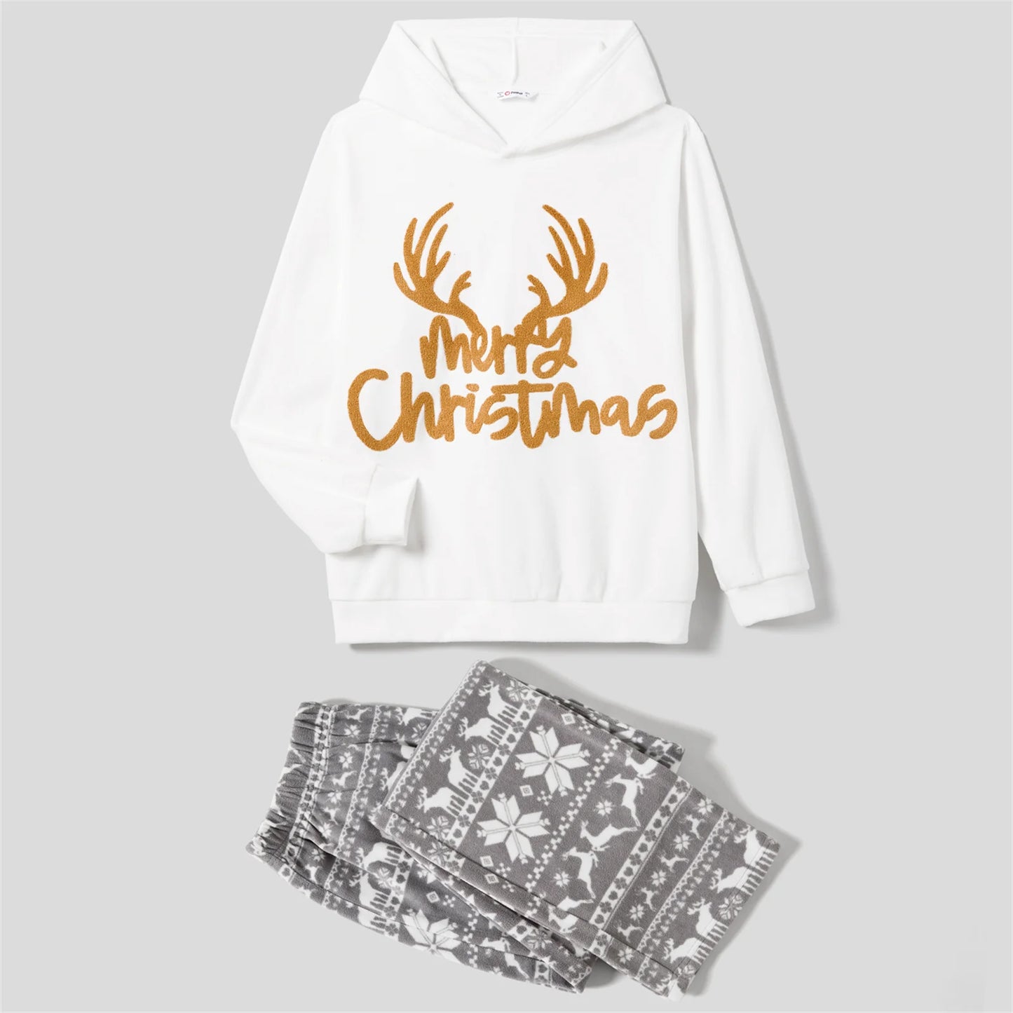 Christmas Family Matching Letters Hooded